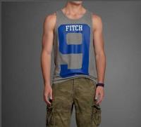 heren abercrombie fitch 9 tanktop blauw grijs Echt Goedkoop wztv7428